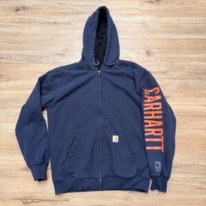 Carthartt Men’s Fleece Lined Zip Up Rain Defender Small